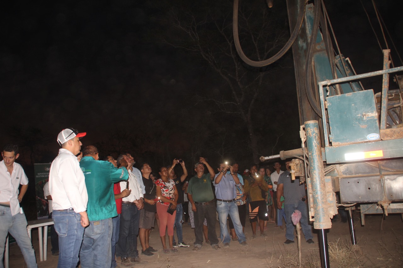Gobernación inicia perforación de pozos en el municipio de San José